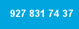 927 831 74 37